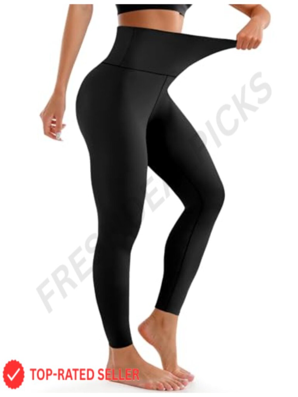 High Waisted Full Length Buttery Soft Leggings 4-Way Stretch Yoga Pants